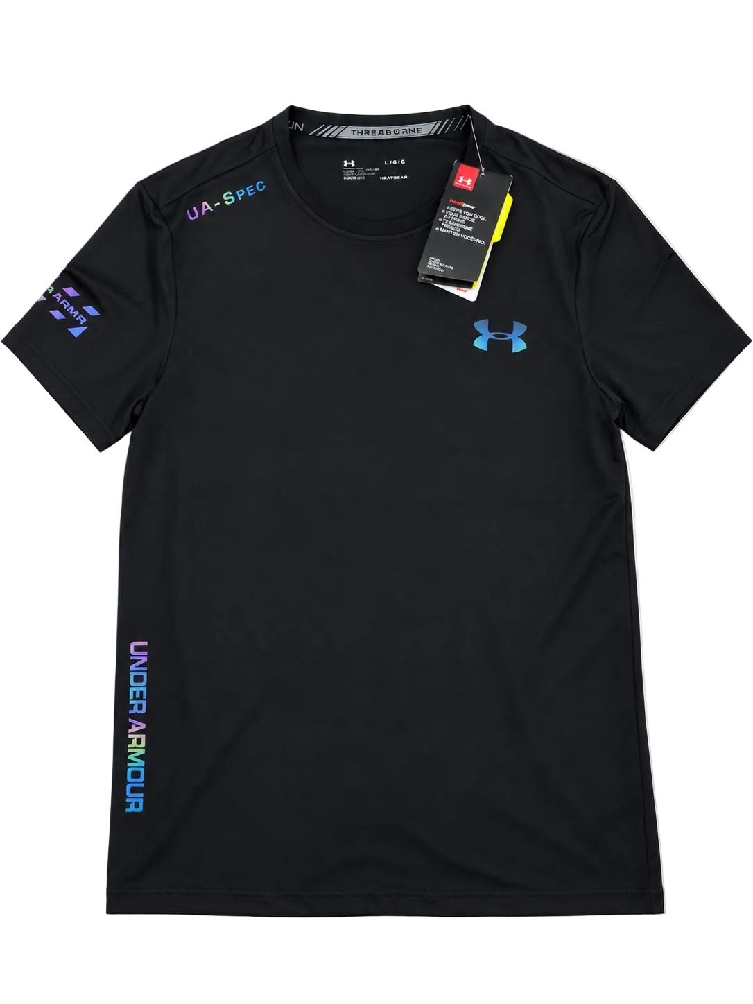 Black UA T-Shirt front view